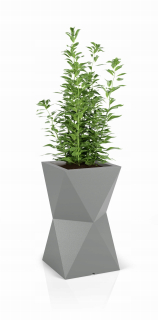 Hrniec 78 x 40 cm šedý plast