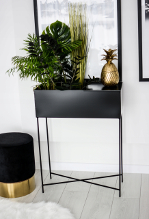 Stojan na kvety - Donica Metal Console Loft flow