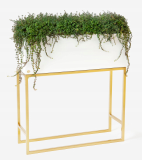 Kvetina 65 cm kovový white_gold_m