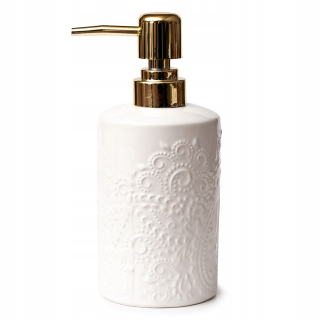 Dávkovač mydla - Glamour 380 ml mydla s zlatým čerpadlom
