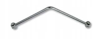Sprchová tyč - Help pre záclony 90x90cm fi20mm Inox 1367