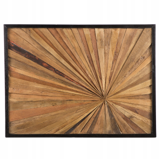Dekorácia steny 60 x 80 cm teke drevo