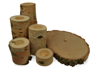Svietník na stôl - Svietniky plaz-drew 20 cm