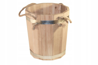 Vedro pre drevené vedro ETL sauny so šnúrou 15 l
