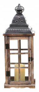Lampáš, svietník - LIGHTHOUSE LANTERN drevená lampáš 55 cm ZADARMO