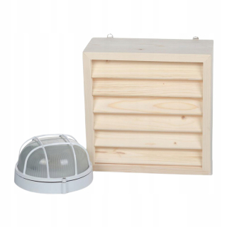 Drevená sauna lampa svetla lampa pre