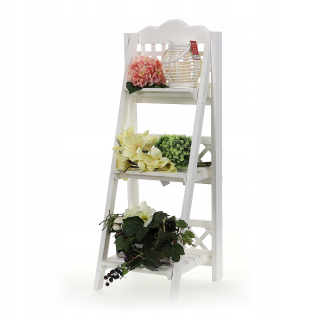 Stojan na kvety - Stojan drevený rebrík Rack na kvety 100cm
