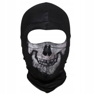 Halloweenska maska - Ghost Face Mask Balaclava Winter Skull Helmet