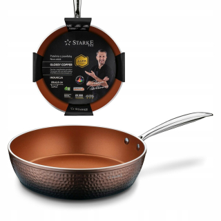 Tradičné fringové pane Starke Pro Copper 28 cm nelick (nelepivé)