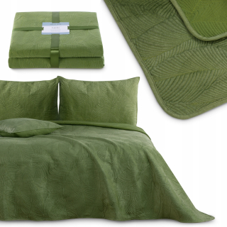 Prikrývka na posteľ - Post -patient ameliahome polyester 240 x 220 cm odtiene zelenej