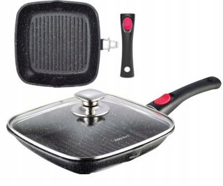 Panvica - Veľký gril panvica keramická indukčná 24 1510