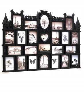 Rám pre mnoho fotografií hodiniek 66 x 95 cm
