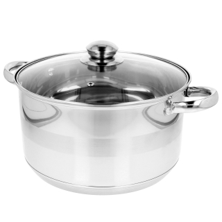 Hrniec, kastrol - Veľký hrniec s vekom 8 L Hoffner 26cm hrnca