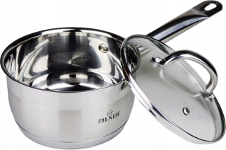 Hrniec, kastrol - Veľký kastról s pokrievkou Silver 16 cm ZILNER