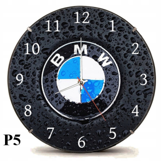 Hodiny - Veľké hodiny 30 cm BMW (tichá) Ideálny pre darček