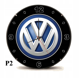 Hodiny - Veľké 30 cm hodiny VW (tiché) perfektný HIT darček