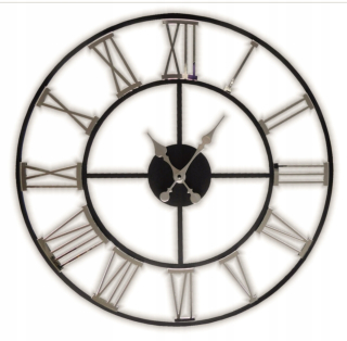 Hodiny - Big nástenné hodiny Loft Vintage Zrkadlo 60 cm TIH