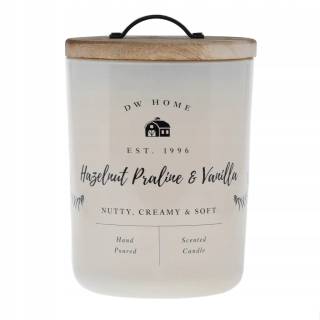 Tradičné sviečky sójové lieskové orechy Praline a vanilla DW Home 1 PC.