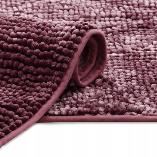 Kúpelňová predložka - Anti -slip kobercová mata kúpeľňa 50x70 ružová