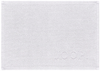 Kúpelňová predložka - Joop koberec! Podpis 60x90 biely