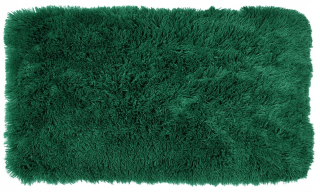 Kúpelňová predložka - Plyšový kúpeľňový koberec mäkký zelený 60x90