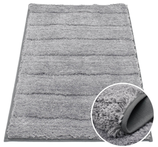 Kúpelňová predložka - Koberec s kúpeľňou proti slip 50x80 cm šedá