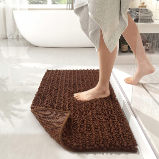 Kúpelňová predložka - Koberec kúpeľňa Mata Shaggy Chenille 60x40 cm