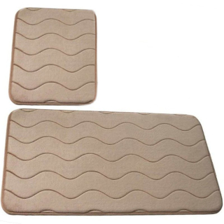 Kúpelňová predložka - Koberce kúpeľne béžové non -slip 2 diely