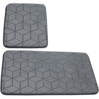 Kúpelňová predložka - Koberce kúpeľne šedé non -slip 2 cz.