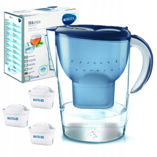 Čajník, kanvica na čaj - BRITA MARELLA filter džbán + 3 modré kazety