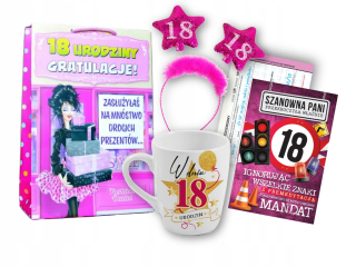 Gadget - Dámsky set s drobnosťami darček k 18. narodeninám pre priateľku