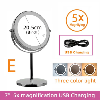 E 8 v 3-farebnom štýle USB Style 5x 7in LED make-up 10x