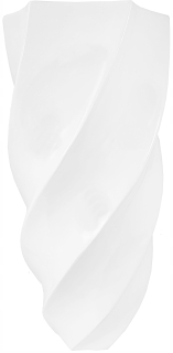 Stojan na kvety - Exkluzívne biele hrniec lesk zo 90 cm XXXL