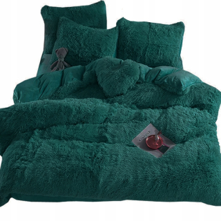 Prikrývka - Prehoz 4-sezónny polyester 200 cm x 220 cm odtiene sivej