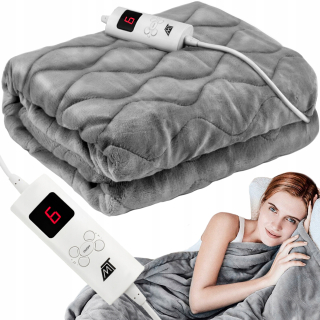 Prikrývka - ELEKTRICKÁ DEKA MÄKKÉ VYHRIEVANIE ROHOŽKA NA DIAĽKU D2 polyester 130 cm x 180 cm