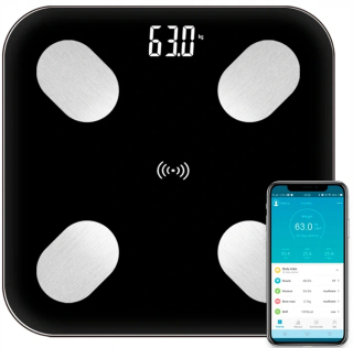 Elektronická kúpeľňa Scale 180 kg skla LCD