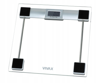 Elektronická sklenená kúpeľňa Hmotnosť do 150 kg