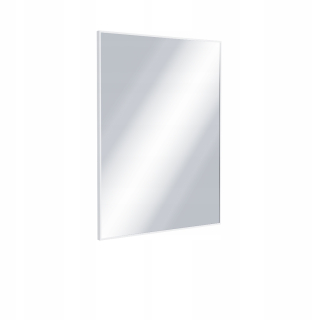 Zrkadlo - Vynikajúci kuadro kúpeľňové zrkadlo biele 800x600 mm