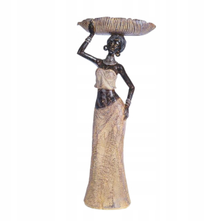 Elegantná africká zbierka sochy sochy s