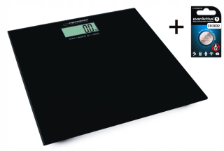 Elektronická kúpeľňa stupnica 6 mm LCD XL sklo