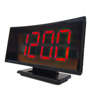 Hodiny - Elektronický budík - hodinky s alarmom veľkou LCD
