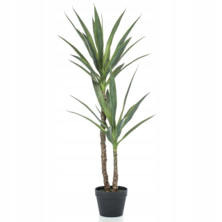Emerald umelé Juka v kvetináči, 110 cm