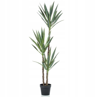 Emerald umelé Juka v kvetináči, 150 cm