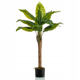 Emerald umelé banán 110 cm, zelená
