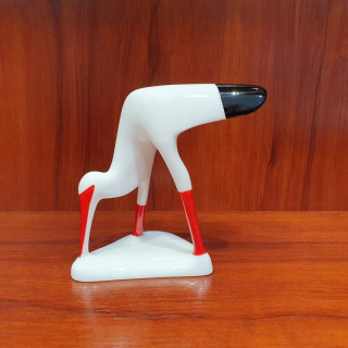 Porcelánový figurín Stork ako ćmielów