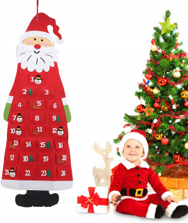 Prázdny závesný adventný kalendár (vyplníte sami)