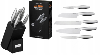 Sada nožov - Sada nožov v bloku Fiskars All Steel 5 ks.