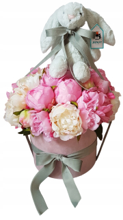Kvetinové boxy peonie peonie umelé kvety