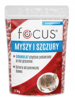 Zamerajte myši a potkany granule 3 kg