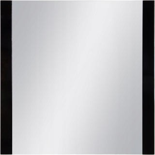Zrkadlo - Fokus kúpeľňový nábytok zrkadlo čierna 80x80 cm